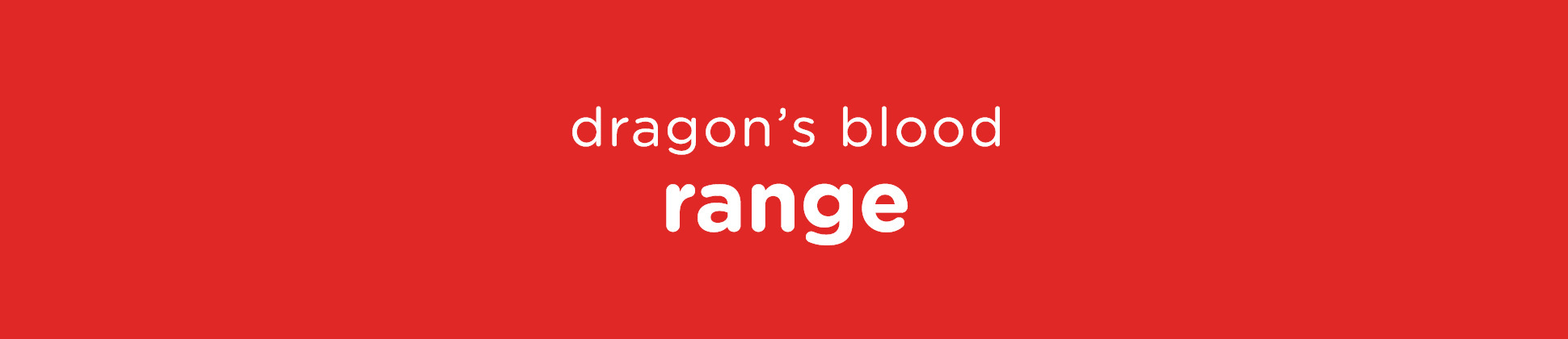 Dragons Blood Skincare Range