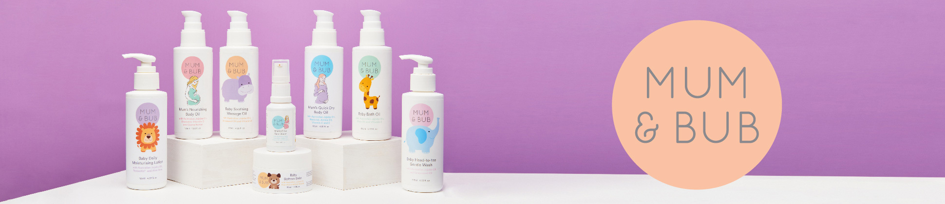 Mum & Bub Skincare Range