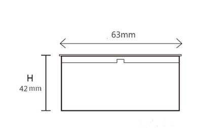 50ml White PP Jar with White Lid and Caska Seal