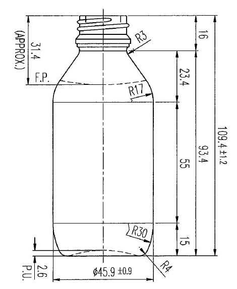 Amber 100ml Glass Bottle