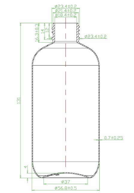 250ml Short PET Bottle