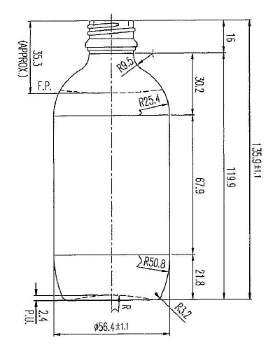 Amber 200ml Glass Bottle