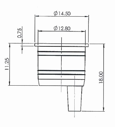 Dripolator Platic Natural (20mm neck) - Outer